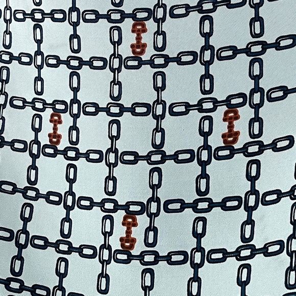 Vintage Echo Horse Bit Silk Chinon Scarf - Picture 5 of 9